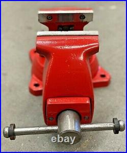 Snap On / Wilton 4 Bench Vise with 4 Smooth Jaws & Swivel Base Bullet Vice