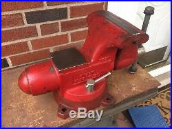 Snap-On Wilton 8 Bench Vise Model 1780 Swivel Base & Pipe Jaws Made in USA
