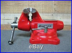 Snap-On by WILTON Model 1750 Bench Vise 5 Jaws with Swivel Base & Pipe Jaws USA