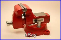 Snap-on 6 Bench Vise with Swivel Base & Pipe Jaws 5-3/4 Opening Made by Wilton