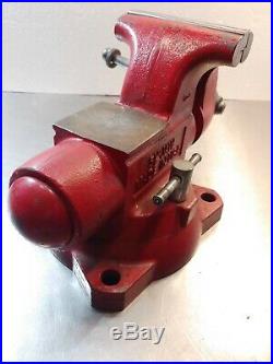 Snap-on Tools 5-1/2 Bench Vise with Swivel Base & Pipe Jaws 6 Opening USA