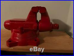 Snap-on Wilton 5 Bench Vise with Swivel Base & Pipe Jaws 6 Opening 1750