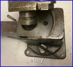 Starrett 644-1/2 Bench Vise, Swivel Base And Swivel Jaw, 4-1/2 Jaws, 80+ Lbs