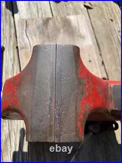 Starrett No 015, 5 Machinist Bench Vise with Swivel Base, Original Finish