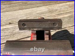 Starrett No 015, 5 Machinist Bench Vise with Swivel Base, Original Finish