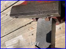 Starrett No 015, 5 Machinist Bench Vise with Swivel Base, Original Finish