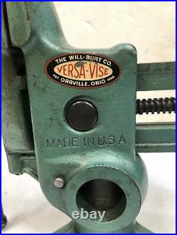 The Will-Burt Co. Versa-Vise Gunsmith Model Orville, OH Made In USA Swivel Base