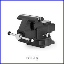 Titan 22016 6 Heavy-Duty Bench Vise, Forged Steel, 360-Degree Swivel Base