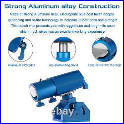 Triaxial Blade Vise Bule Color with 360-degree Swivel Base