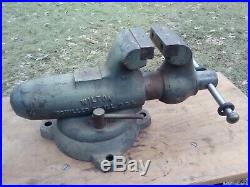 USA! Wilton 9400 4 Bullet Vise 6 Cap. With Swivel Base Vintage Machinist Tool