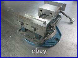 USED D40 Kurt 4 Milling Machine vise with handle, swivel base, I. D. & O. D. Jaws