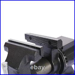 US Stock 5-Inch Multi-Jaw Rotating Bench Vise, 360-Degree Swivel Base & Head