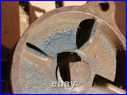 Used Craftsman Bench Vise 5242 3 1/2 Jaws And Pipe Jaws Swivel Base Free Ship