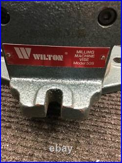 Used Wilton 50S Milling Machine Vise with 360 Degree Swivel Base 3-1/4 Opening