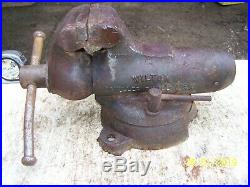 VINTAGE 1971 HEAVY 4 WILTON MACHINIST BULLET VISE WithSWIVEL BASE, USA