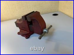 VINTAGE STARRETT SWIVEL BASE VISE # 013 1/2 ATHOL MASS / Great Shape / Red
