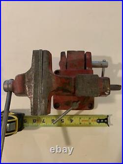 VINTAGE Used Tilting Swivel Base WILTON 121079 BENCH VISE 5in JAWS Made USA