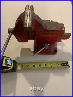 VINTAGE Used Tilting Swivel Base WILTON 121079 BENCH VISE 5in JAWS Made USA