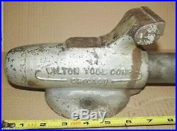 VINTAGE WILTON Bullet Vise No. 3 CHICAGO NO Swivel Base, Early 40's, 4 OPEN