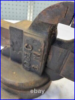 VTG American Scale 3 Combination Swivel Base Vise All Original USA 61C St Louis