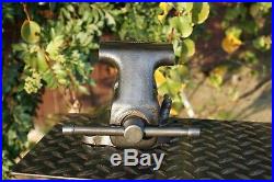 VTG. CRAFTSMAN 3-1/2 JAW BENCH VISE With SWIVEL BASE AND PIPE GRIPS MADE IN USA