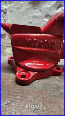 VTG Craftsman Bench Vise 3.5 Jaws Swivel Base 506-51801 Made In USA