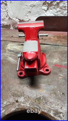 VTG Craftsman Bench Vise 3.5 Jaws Swivel Base 506-51801 Made In USA