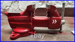 VTG Craftsman Bench Vise 3.5 Jaws Swivel Base 506-51801 Made In USA