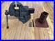 VTG LS Starrett Athol Machinist No 923 1/2 Swivel Base Tool Bench Vise Wood Work