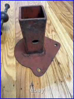 VTG LS Starrett Athol Machinist No 923 1/2 Swivel Base Tool Bench Vise Wood Work
