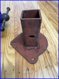VTG LS Starrett Athol Machinist No 923 1/2 Swivel Base Tool Bench Vise Wood Work