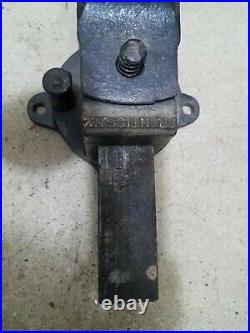 VTG PRENTISS Vise No 19 Swivel Base Self-Adjusting 3 1/2 Jaws Pre-1911 Unmarked