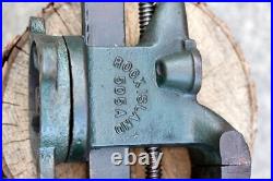VTG Rock Island 505A Swivel Base Anvil Bench Vise 4 Jaws Green 27Lbs, Nice Tool