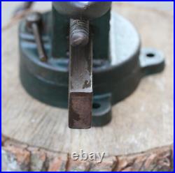 VTG Rock Island 505A Swivel Base Anvil Bench Vise 4 Jaws Green 27Lbs, Nice Tool