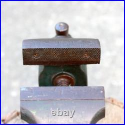 VTG Rock Island 505A Swivel Base Anvil Bench Vise 4 Jaws Green 27Lbs, Nice Tool