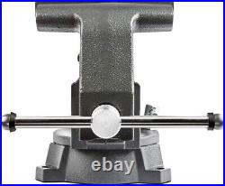 Versatile 4.5 Bench Vise with Swivel Base and Large Anvil Work Surface