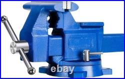 Versatile 6 Bench Vise 60° Swivel Base & Integrated Anvil for All Projects