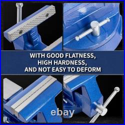 Versatile 6 Bench Vise 60° Swivel Base & Integrated Anvil for All Projects