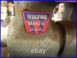 Very Nice Wilton 4 Swivel Base Bullet Vise 101158 101157 Weigh over 50 Pounds