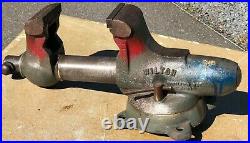 Very Old Wilton Bullet Combo Bench/pipe Vise, Swivel Base, Anvil-40lbs- Ready To