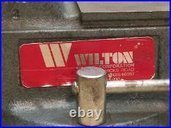 Vintage 1750 Wilton Bullet 5 Swivel Base Bench Vise with Pipe Jaws 50 Pounds