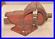 Vintage 1950's Wilton Shop King 3 1/2 jaw swivel base bench vise anvil horn V1