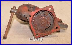 Vintage 1950's Wilton Shop King 3 1/2 jaw swivel base bench vise anvil horn V1