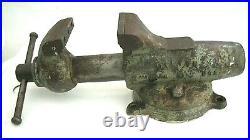 Vintage 5-'46 Wilton Baby Bullet Vise 3 Jaws Swivel Base Model 930 Vg Cond