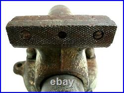 Vintage 5-'46 Wilton Baby Bullet Vise 3 Jaws Swivel Base Model 930 Vg Cond