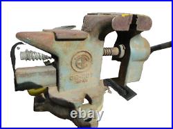 Vintage 70s/80s ETC Bench Vise Swivel Base Model 09-407 4 Jaws Japan RARE