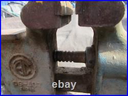Vintage 70s/80s ETC Bench Vise Swivel Base Model 09-407 4 Jaws Japan RARE