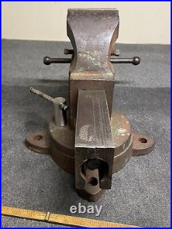 Vintage American Scale 3-1/2 Combination Swivel Base Vise All Original USA