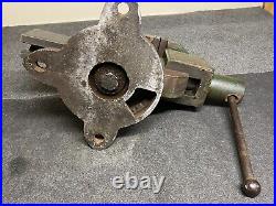 Vintage American Scale 3-1/2 Combination Swivel Base Vise All Original USA