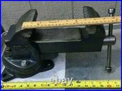 Vintage Bench Vise With Special Swivel Base Made In England